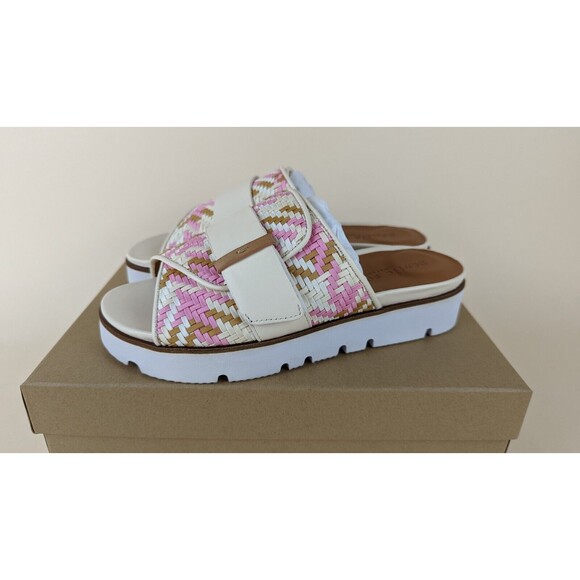 Gentle Souls Lavern Strap Slide Platform Sandal Womens 8.5 M Pink Shoes $189 NWB - Picture 4 of 9